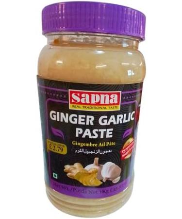 Sapna Ginger & Garlic Paste - 1kg | Authentic Flavor | Convenient and Flavorful Cooking Essential | Versatile Culinary Use - Buy Online on SooperMarket.com