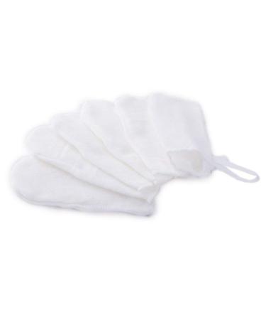 Baby's Finger Brush Cleaning Teeth Mouth Wipes Soft Gauze Infant Finger Clean Oral Hygiene Brush 6Pcs