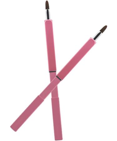 Didiseaon 2pcs Lipstick Brush Lip Applicator Wands Lip Brush Applicator Cosmetics Lip Brush Make up Applicators for Face Makeup Brush Tool Portable Travel Lip Gloss Brush Pink 9.3*1cmx2pcs Pinkx2pcs - Buy Online on SooperMarket.com