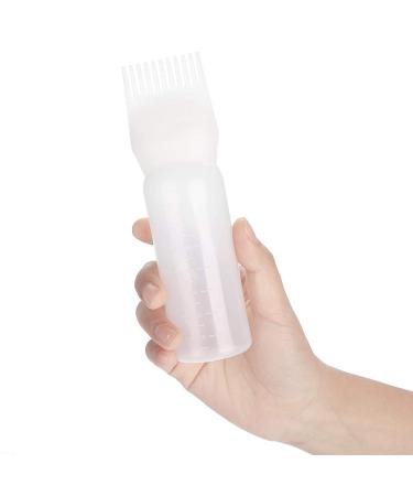Hair Dye Brush Bottle - 3 Colors Lightweight Applicator Tool for Hair Color & Shampoo (White) | Best Hair Dyeing Accessories - Buy Online on SooperMarket.com