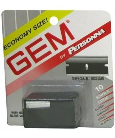 Personna Gem Stainless Steel Single Edge Razor Blades 10 Ea (2 Pack) - Buy Online on SooperMarket.com
