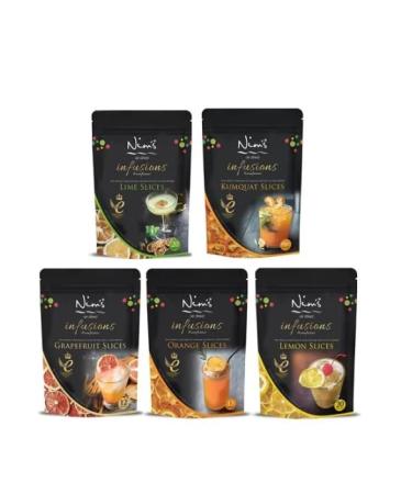 Nim's Selection Box - 5 Varieties of Air Dried Fruit Slices for Cocktail Garnish
