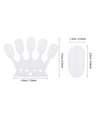 Nail Art Tips - 10pcs White Nail Sticks & Color Display Cards for Manicure & Gel Polish Practice - Buy Online on SooperMarket.com