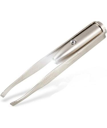 Mikinona Stainless Steel Tweezers Eyebrow Hair Removal Tweezer Led Eyebrow Tweezer Led Light Eyelash Tweezer Lash Tweezer - Buy Online on SooperMarket.com