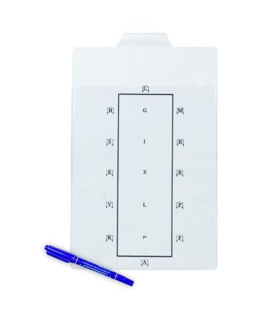 HORZE Learner Dressage Test Board - None - One Size