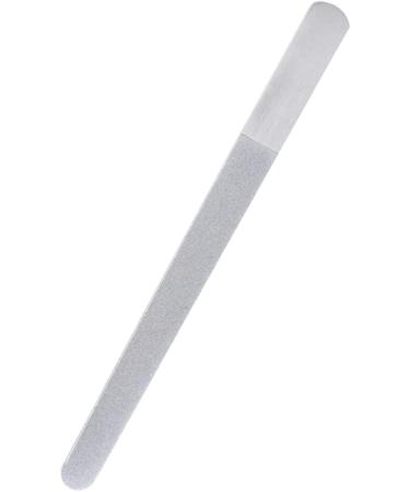 Stainless Steel Nail File | Stainless Steel Finger Nail File - Toenail File for Natural Nails Pedicure Tool Nail Care for Home Salon or Travel Use - Buy Online on SooperMarket.com