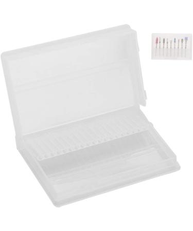 Detachable Design Nail File Bit Holder Convenient Including 20 Slots Mini Size Nail Art Bit Tool Durable for Powder Room Collecting Nail drill Bits Home Women - Buy Online on SooperMarket.com