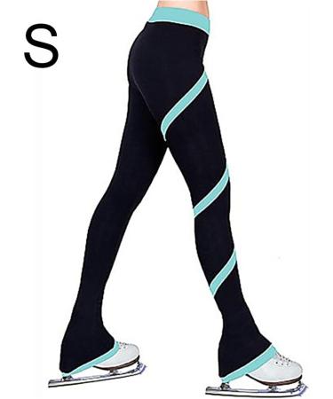 Warm Ice Skating Pants for Girls - Lightweight Skin-friendly & Washable Training Leggings - Light Blue/S - Buy Online on SooperMarket.com