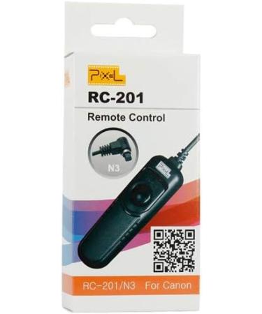 Pixel RC201 Remote Shutter Switch N3 for Canon EOS Cameras + Screen Cleaning Cloth | Replaces Canon RS-80N3 - Buy Online on SooperMarket.com