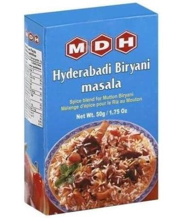 MDH Hyderabadi Biryani Masala 50g - Authentic Indian Spice Blend - Buy Online on SooperMarket.com