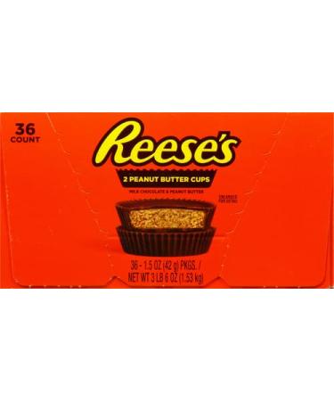Buy Reese's Peanut Butter Cups - 1.5 oz (36 Pack) | International Shipping Available - Buy Online on SooperMarket.com