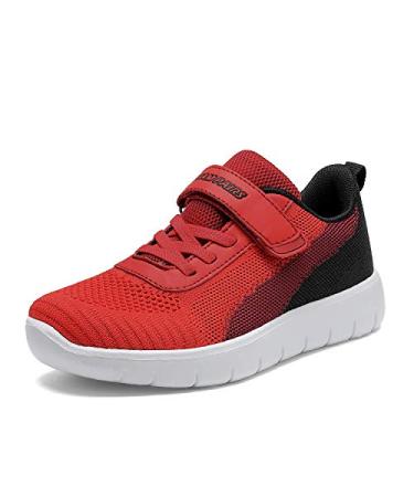 DREAM PAIRS Boys Girls Sneaker Athletic Tennis Running Shoes 10 Toddler Red/Black