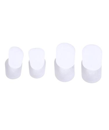 Anggrek Gel Toe Separators - 8 Pairs Silicone Toe Separators for Pain Relief and Hallux Valgus Corrector - Reduce Friction Between Toes - Sizes Small to Large - Buy Online on SooperMarket.com