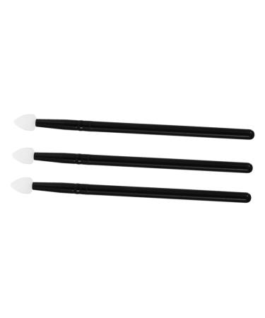 Mikinona 3pcs Makeup Brush Eyeshadow Cosmetic Applicator Eye Shadow Brush Eye Shadow Eyeshadow Sticks Makeup Accessory Eyeshadow Brush Cosmetics Kit Eye Shadow Stick Makeup Tool