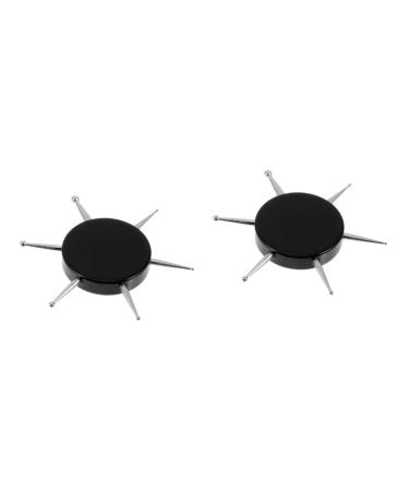 minkissy 2pcs Nail Art Drill Pen Rocks Dotting Pen Bling Nail Dotting Pen Nail Dotting Tool Manicure Painting Tools Nail Tools for Nail Art Detail Nail Art Tool Acrylic Spherical Crystal 6.9x6.9cmx2pcs Blackx2pcs
