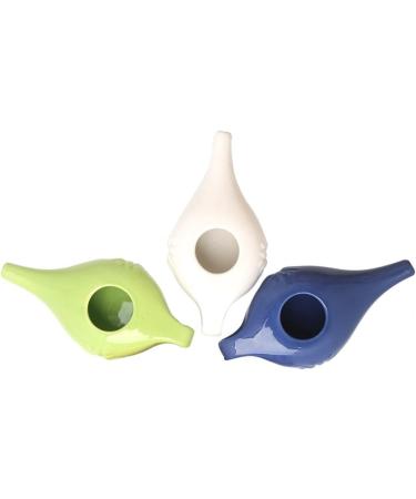 lioapoiul Ceramic Neti Pot Rinsing Nose Washing Professional Yoga Stuff Irrigator Dust Remover Spout Removing Tools Cleaning Outdoor White - Buy Online on SooperMarket.com