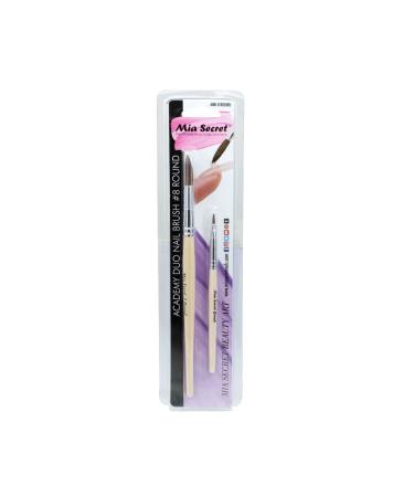 Mia Secret Nail Brush Academy Duo for Beginners Students Pick Yours ! (8 ROUND)
