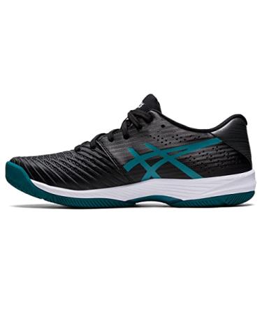 ASICS Men's Solution Swift FlyteFoam Tennis Shoes 10.5 Black/Misty Pine