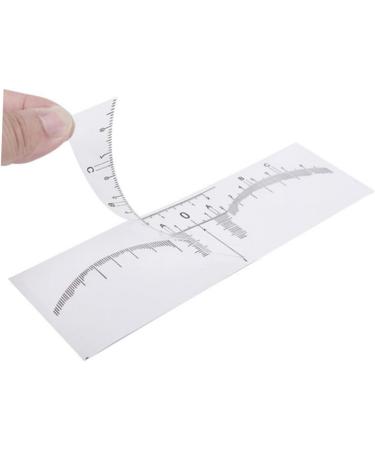 Gogogmee Scale Ruler 10pcs Set Makeup Ruler Eyebrow Stencil Eyebrow Guide Measure Tool Eyebrow Stickers Disposable Makeup Gadgets - Buy Online on SooperMarket.com