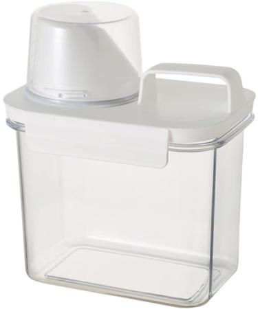 Cabilock Washing Powder Box Plastic Detergent Storage Detergent Dispenser Washing Powder Box Household Laundry Box Washing Powder Washing Powder Can Storage Box for Household Laundry Detergent 1.1 L - Buy Online on SooperMarket.com