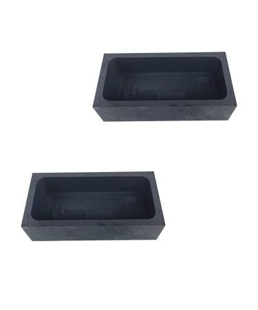 OTOOLWORLD Gold Silver Graphite Ingot Mold Mould Crucible for Melting Casting Refining (1kg)