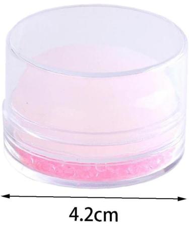 Tossens Pink Nail Art Stamper - Soft Tool for French Smile Line & DIY Nail Decoration - Buy Online on SooperMarket.com