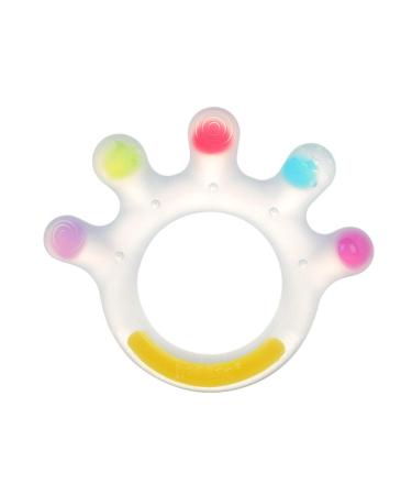 Haakaa Large-Palm Baby Teething Toys  Food Grade Silicone Teethers for Babies 0-6 Months/6-12 Months  BPA Free Teething Relief Baby Chew Toys
