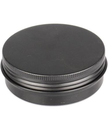 Zeoabsy 10-Pack 60ml Matt Black Aluminum Jars with Screw Lids | Ideal for Cosmetics Candles Ointments & More | Includes 5 Spatulas & Labels - Buy Online on SooperMarket.com