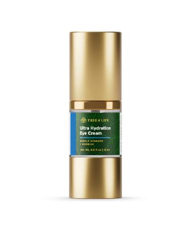 Tree of Life Hydrating Eye Cream | Moisturizing Cream for Face and Eye Area with Botanical Hyaluronic Acid  0.5 fl oz