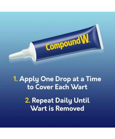 Compound W Maximum Strength Wart Remover Gel 0.25 oz (Pack of 2) - Fast-Acting Formula - Buy Online on SooperMarket.com