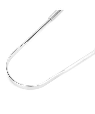 Ankroyu U-Shaped Stainless Steel Tongue Scraper - Effective Bad Breath Removal & Oral Hygiene for Men and Women - Buy Online on SooperMarket.com