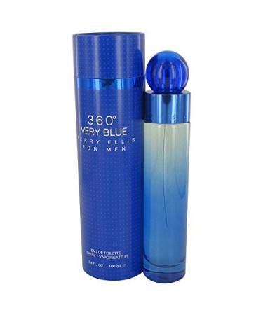 360 Very Blue Perry Ellis EDT Spray Men 3.4 oz (Pack of 5)