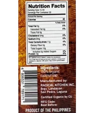 Wild Country Organic Coconut Nectar 16.9 Fl Oz - Sweetener & Sauce - Buy Online on SooperMarket.com