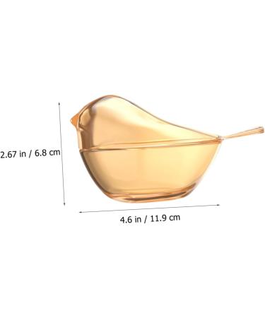 HOMSFOU 4 Pcs Bird Jewelry Box Handmade Blown Glass Figurine Crystal Bird Figurine Glass Clear Ornaments Jewelry Case Bracelet Miniature Holder Desktop Storage Jar Animal Travel The Bird - Buy Online on SooperMarket.com