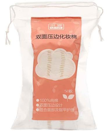 50 pcs Double-Sided Pressed Cotton Pads Makeup Nail Polish Wipes Hydroic Compress Cotton Puff Durable