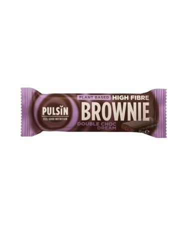 Pulsin Double Choc Dream Brownie Bar 35 g