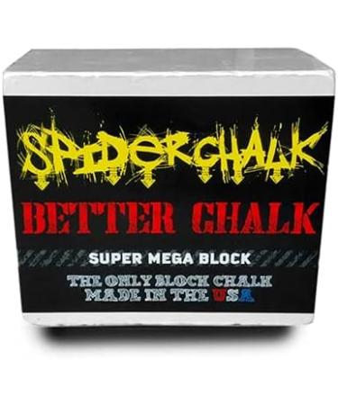 Spider Chalk Weightlifting Block Chalk - Best Gym Workout Chalk for Weights, Gymnastics, Rock Climbing - 99% Pure Block Athletic Chalk - USA Made - Buy Online on SooperMarket.com
