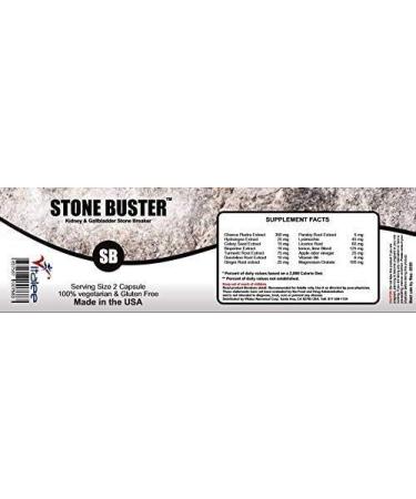 Stone Buster Capsules - Natural Relief for Renal Calculi, Gallbladder, Kidney Pain & Hematuria - 60 Count - Buy Online on SooperMarket.com