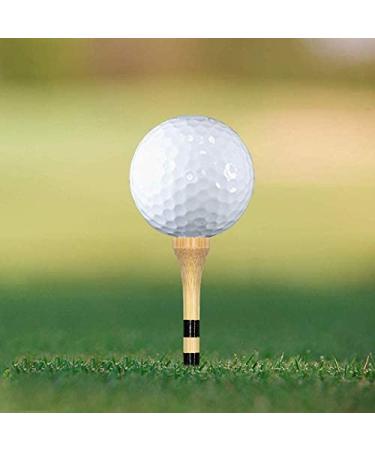 Zivisk Wooden Golf Tees 3-142-342-181-12 Available100 Count Bamboo Tee Golf (Natural Color White Black Green Blue Red Pink) 3 14 inch Natural Color - Buy Online on SooperMarket.com