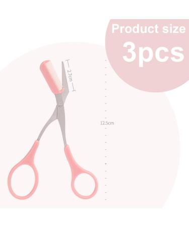 Buy Professional Eyebrow Trim Tools - SSRDFU 3 PCs Set with Precision Scissors & Mini Comb for Men & Women - Buy Online on SooperMarket.com