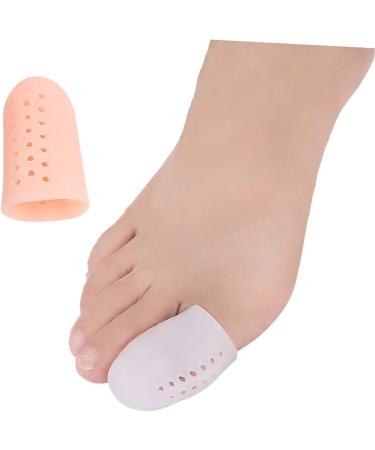 BESPORTBLE Silicone Gel High Heel Protectors - 6 Pairs/12pcs Toe Caps for Running & Protection Tools - White 4.5X2.1 cm - Buy Online on SooperMarket.com
