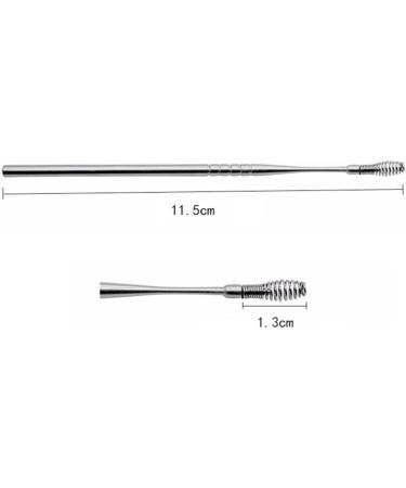 Healeved Cleaning Tools Cleaning Tools Cleaning Tools 10 pcs Stainless Steel Professional Ear Pick Earwax Removal Kit Ear Curette Ear Pick Earwax Cleaning Kits Cleaning Kits Cleaning Kits 11.5x0.5cmx2pcs Silverx2pcs - Buy Online on SooperMarket.com