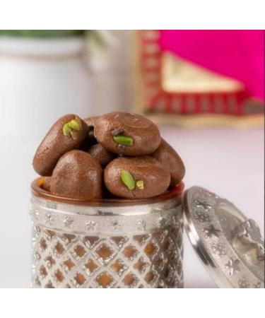 Brown Peda 1Kg Indian Traditional Sweet Best Gift For All Occasions Raksha Bandhan Rakhi Marriage Diwali Holi Ganesh Chaturthi Festival Treat For Family & Friend - Buy Online on SooperMarket.com