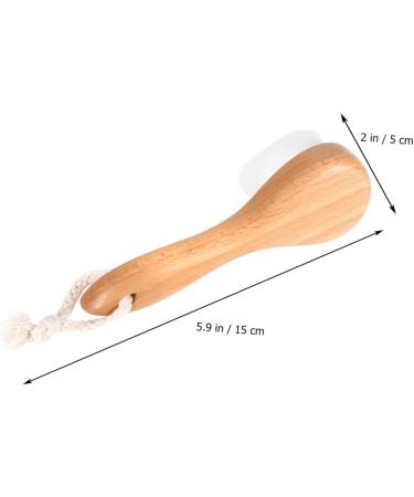 minkissy Facial Cleaning Brush Exfoliating Facial Brush Skin Cleaning Scrub Brush Pore Scrub Face Cleanser Facial Cleansing Brush Beech Face Brush Cleasing Milk Pores Bamboo 1pc - Buy Online on SooperMarket.com