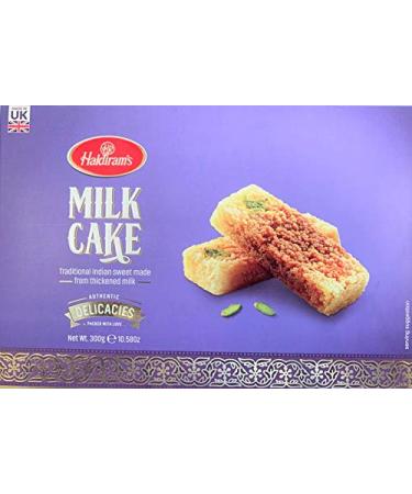 Haldirams Milk Cake 300g Popular Indian Sweets on Every Occasions Rich Flavour / Dessert / Sweet Gifts / Festival / Celebrations