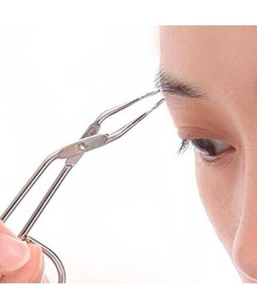Stainless Steel Eyebrow Scissor & Tweezer Set for Precision Hair Removal - Ideal for Women & Men - Buy Online on SooperMarket.com