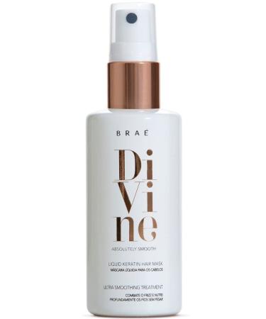 Express Hair Repair Keratin Mask Divine 2.02 fl.oz - Moisturizing Ultra Smoothing Shine-Enhancing Detangling Conditioning Hair Spray - Coconut Avocado Jojoba Oils (Divine Express Repair Mask 2.02 oz)