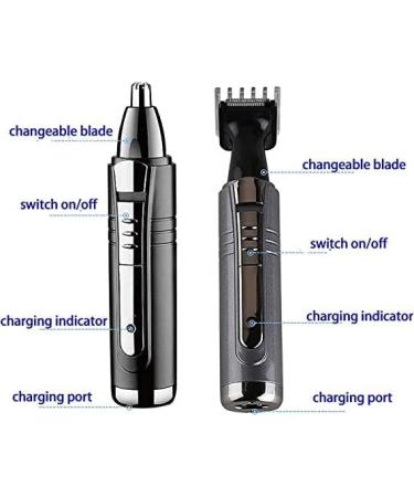 Nose and Ear Hair Trimmer - Painless Rechargeable Wet/Dry Grooming Tool for Men & Women - Easy to Clean & Maintain - Buy Online on SooperMarket.com