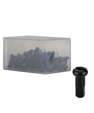 DT Swiss 2.0 x 12mm Black Brass Nipples, Box of 100