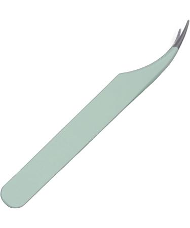 Curved Eyelash Tweezers - Ergonomic Stainless Steel Bright Color | Safe & Essential for Beauticians & Beauty Salons - International Shipping Available - Buy Online on SooperMarket.com